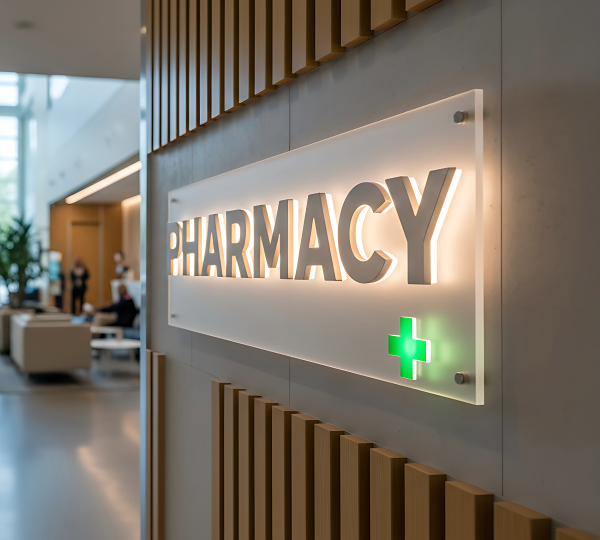 Hospital corridor representing clinical pharmacy recruitment