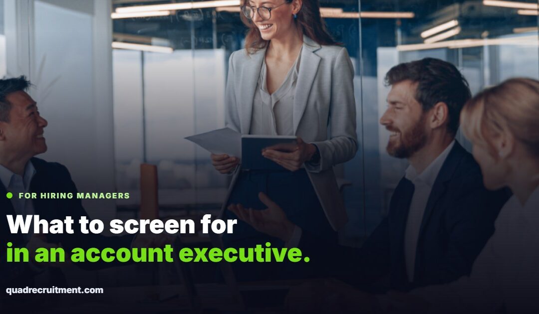 Hiring a Healthcare Account Executive: What to Screen For in Home Infusion and Respiratory